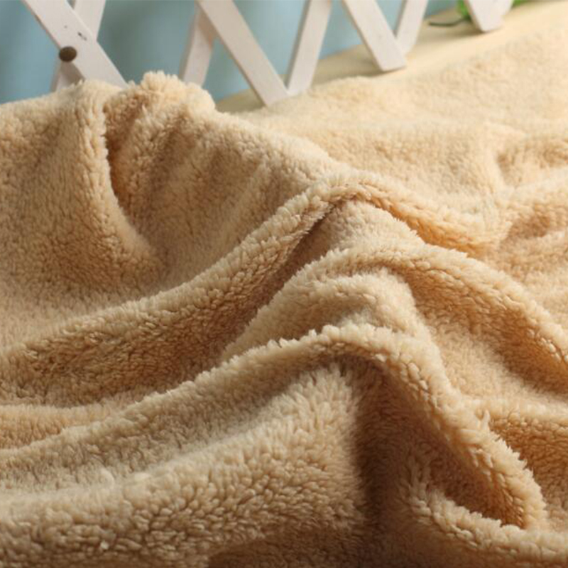 Textile And Sewing Materials - Cotton Blend Lamb Velvet Fabric -