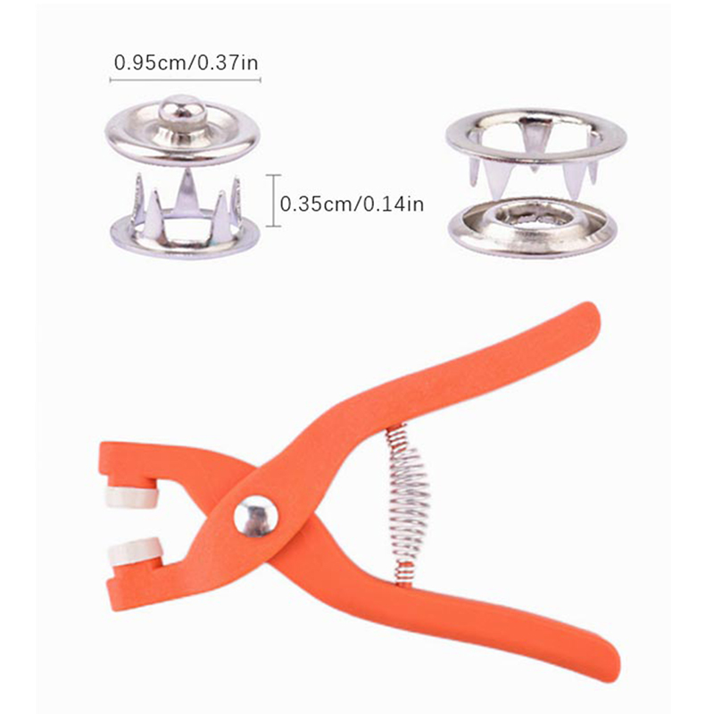 Snap Button Plier - 50/100PCS Plier Tool Metal Sewing Buttons