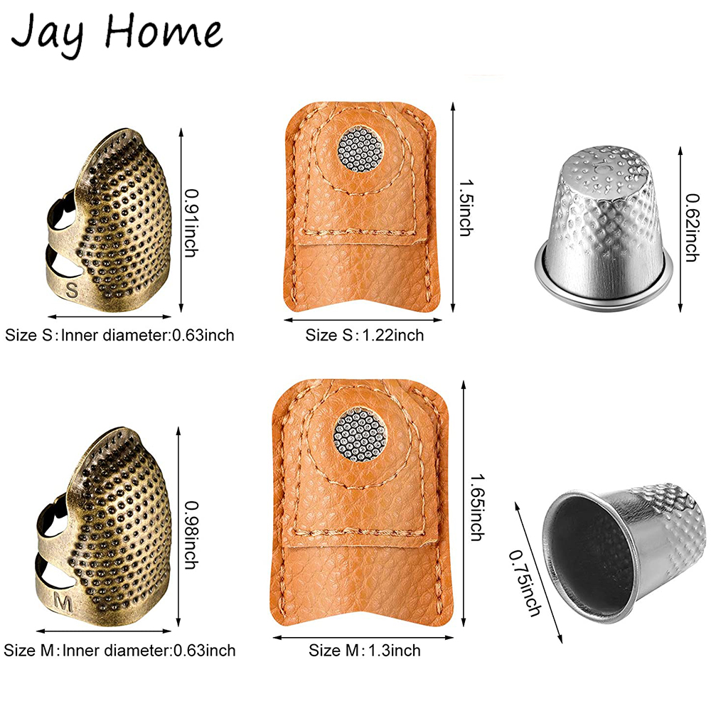 14Pcs Sewing Thimble Set Metal - Sewing Thimble Metal ulasan dan harga