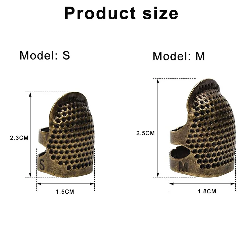 1-3PCS Sewing Thimble Hand-Wor - Sewing Thimble Metal ulasan dan harga
