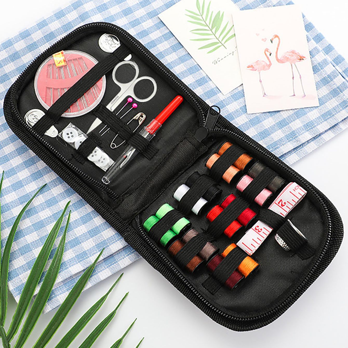 Set of 27 Sewing Kit Including - Needle Threader Tool ulasan dan harga