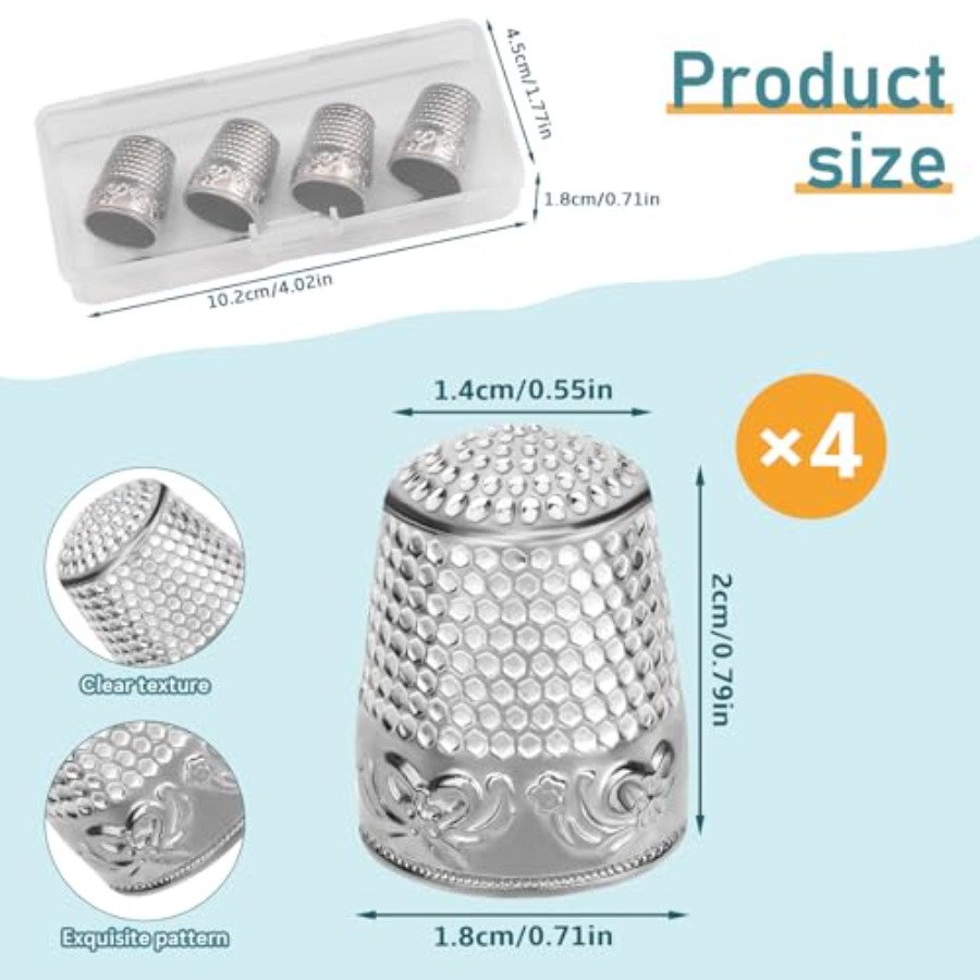 ZMAAGG Thimbles for Hand Sewin - Sewing Thimble Metal ulasan dan harga