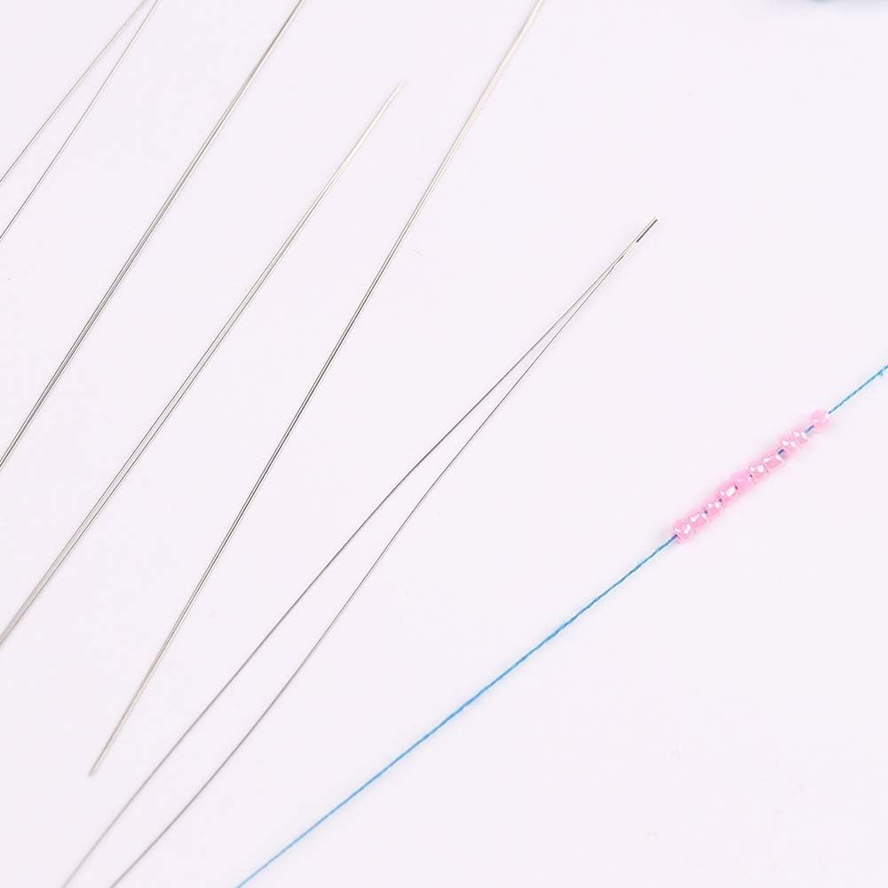 6PCS Beading Needles Long Stra - Needle Threader Tool ulasan dan harga