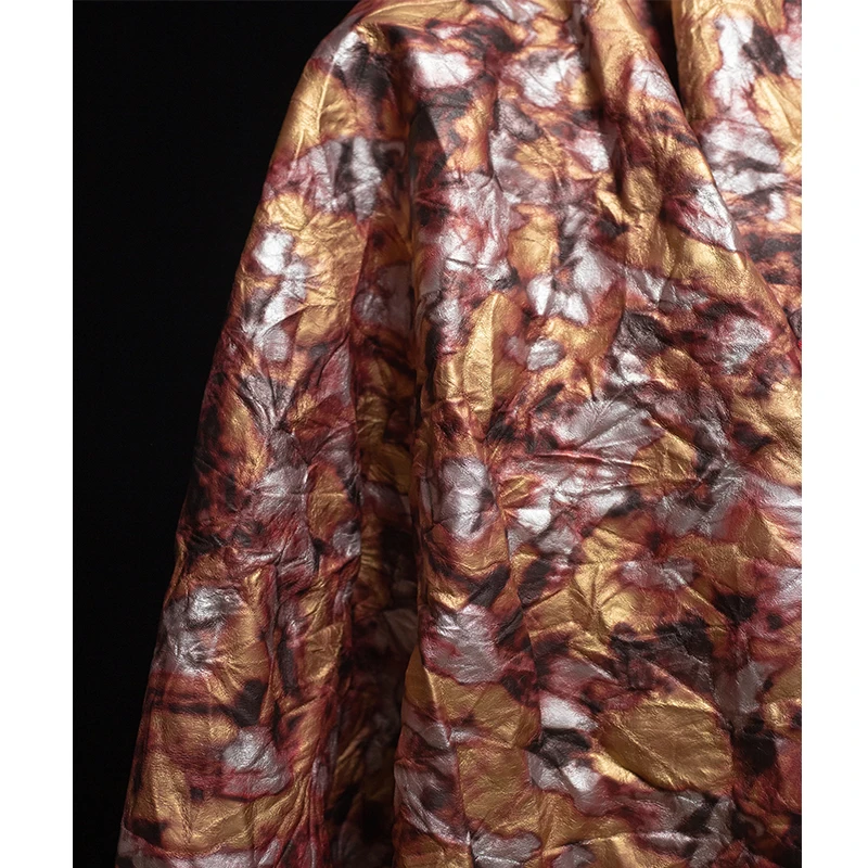 Creative Leather Fabric Pleats - Is Sewing Textile Art ulasan dan harga