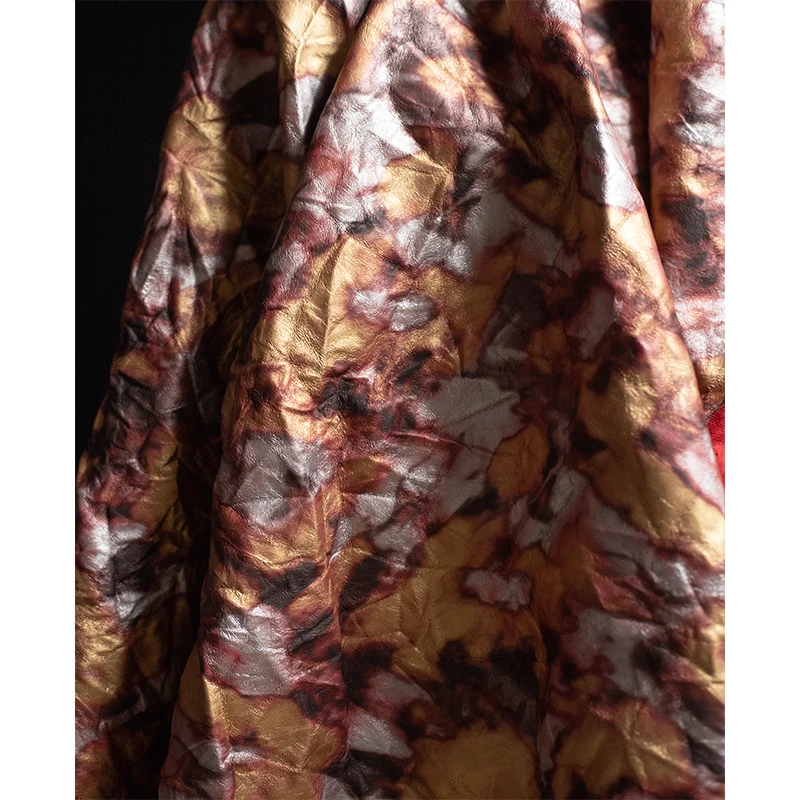 Creative Leather Fabric Pleats - Is Sewing Textile Art ulasan dan harga