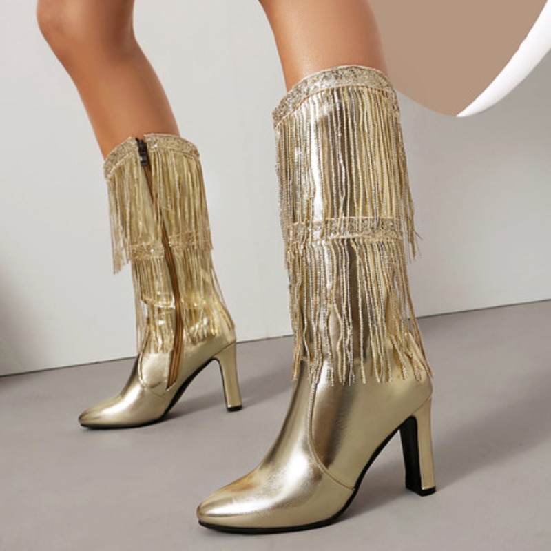 Plus Size Shiny Metallic PU Po - Sewing Zipper ulasan dan harga