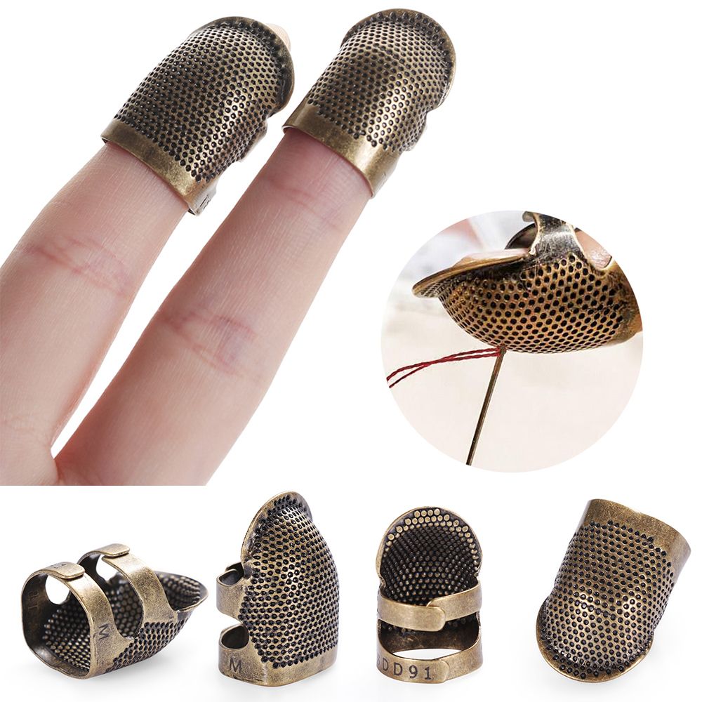 Home DIY Crafts Handworking Se - Sewing Thimble Metal ulasan dan harga
