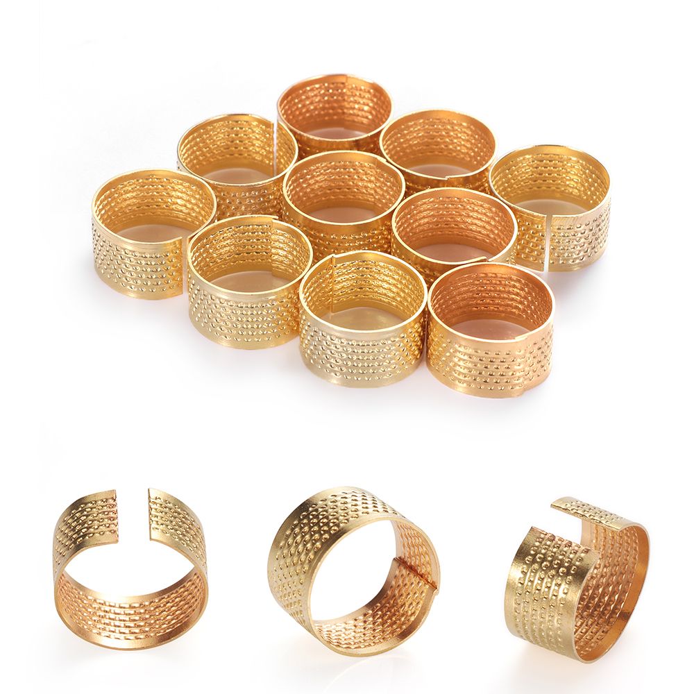 Home DIY Crafts Handworking Se - Sewing Thimble Metal ulasan dan harga