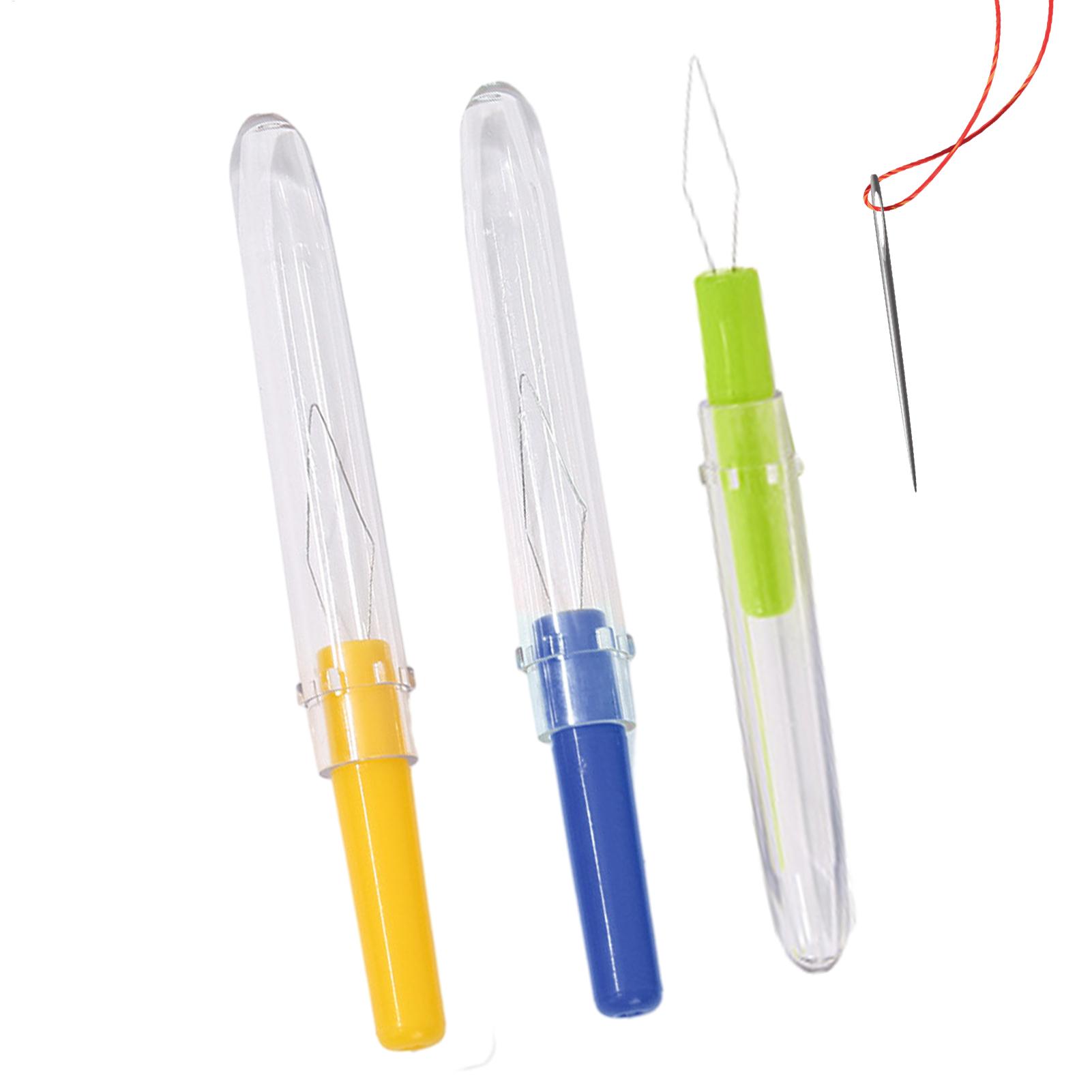 3Pcs Needle Threader with Cove - Needle Threader Tool ulasan dan harga