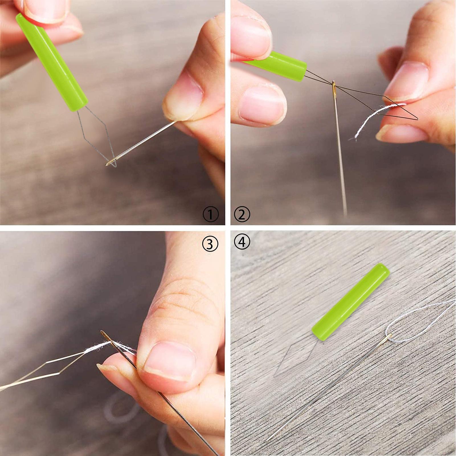 3Pcs Needle Threader with Cove - Needle Threader Tool ulasan dan harga