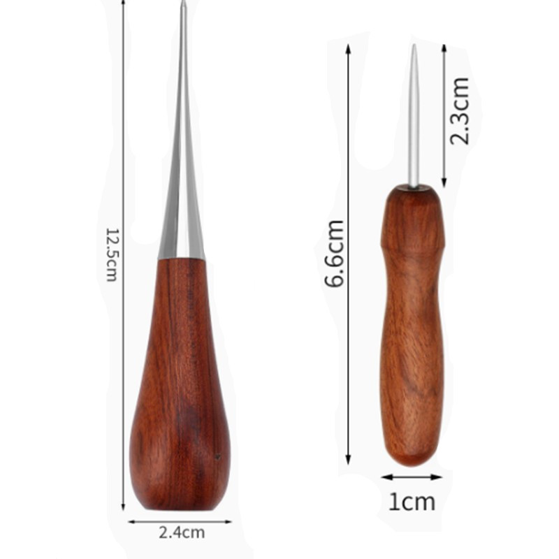 Professional Leather Wooden Ha - Textile Sewing Kit ulasan dan harga