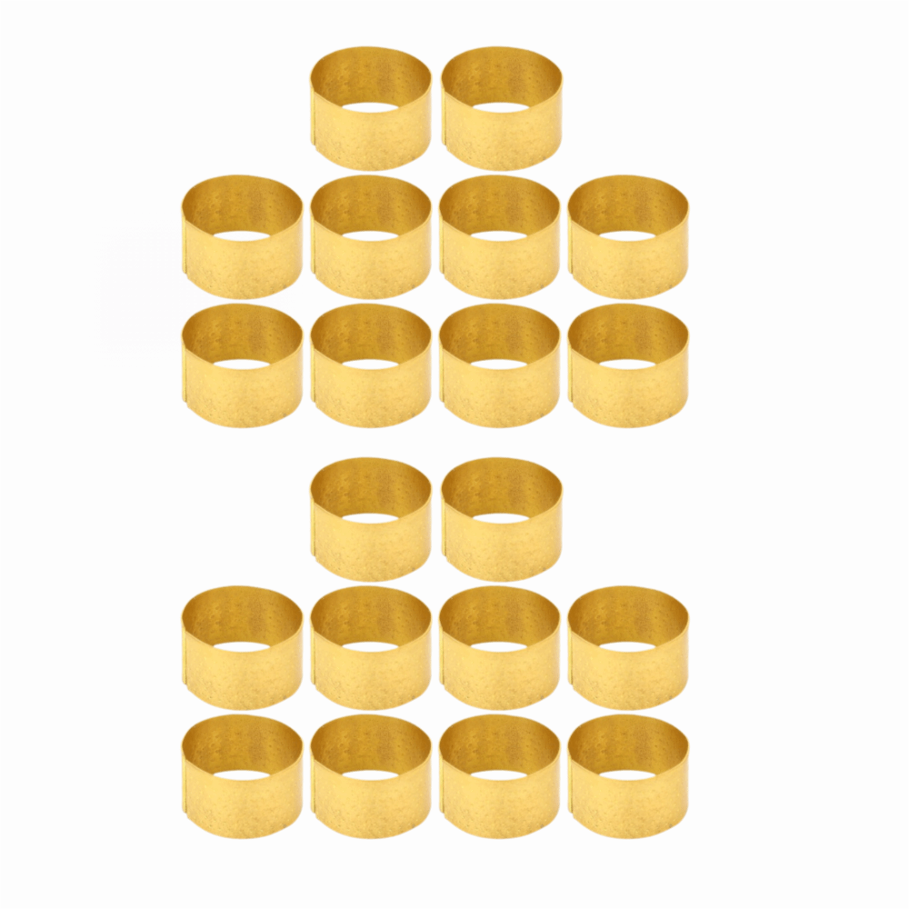 20pcs Retro Style Adjustable R - Sewing Thimble Metal ulasan dan harga