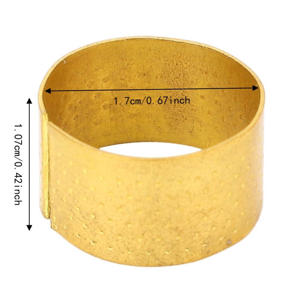 20pcs Retro Style Adjustable R - Sewing Thimble Metal ulasan dan harga