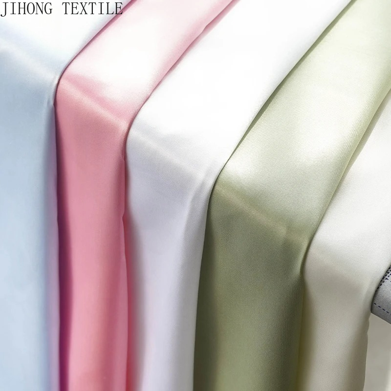 26 Colors Premium Satin Fabric - Textile And Sewing Materials ulasan dan harga