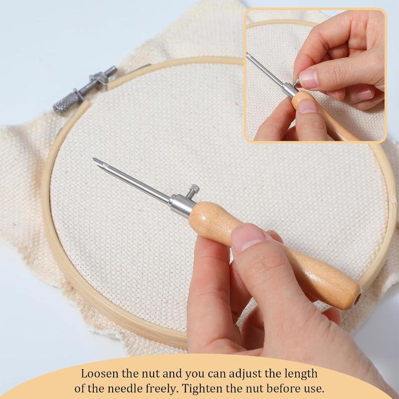 Simple Embroidery DIY Adjustab - Is Sewing Textile Art ulasan dan harga