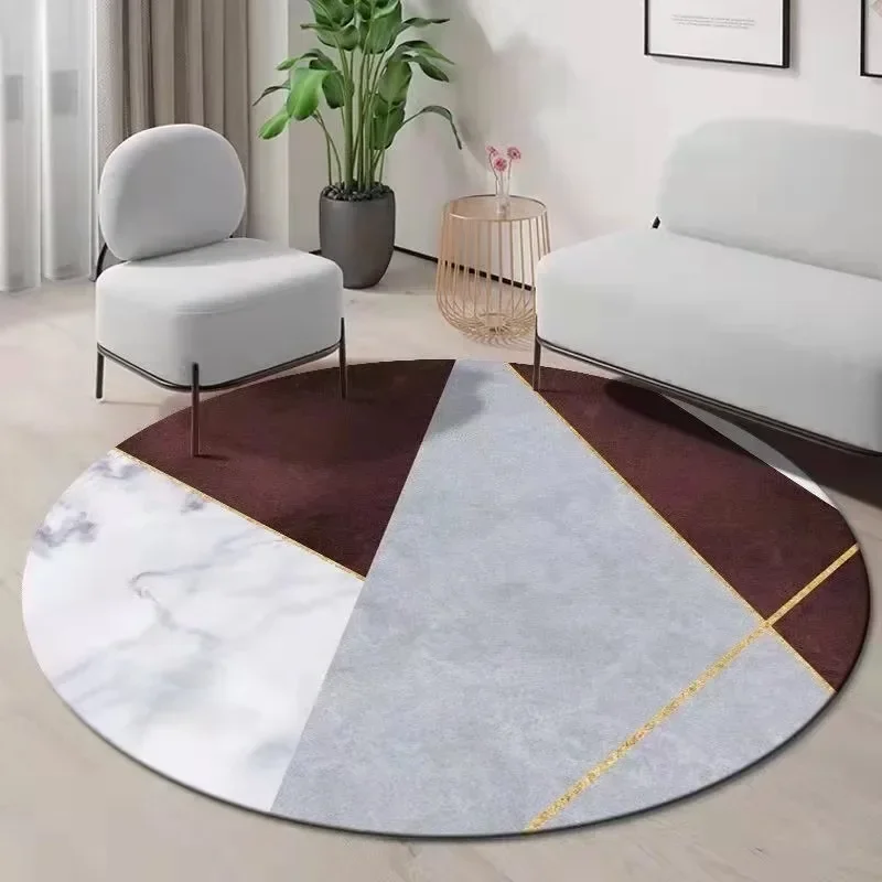 ~O~Geometric Round Rug with Mo - Century Textile & Sewing Supply By Owner ulasan dan harga