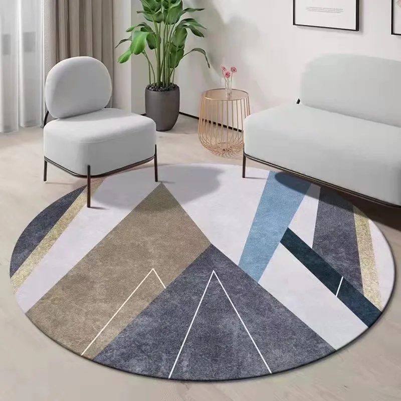 ~O~Geometric Round Rug with Mo - Century Textile & Sewing Supply By Owner ulasan dan harga