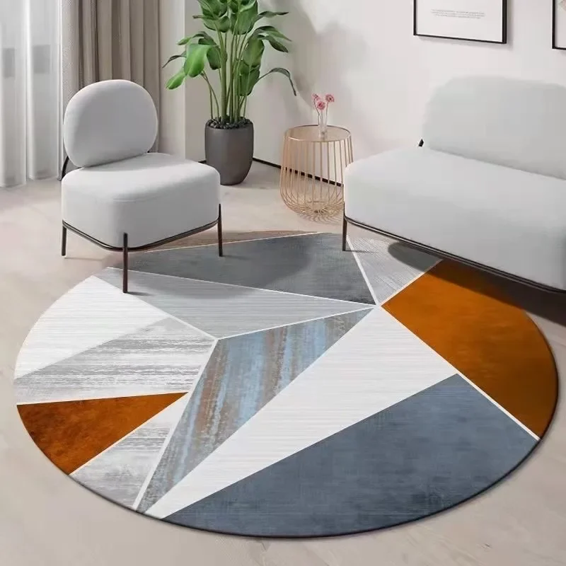 ~O~Geometric Round Rug with Mo - Century Textile & Sewing Supply By Owner ulasan dan harga