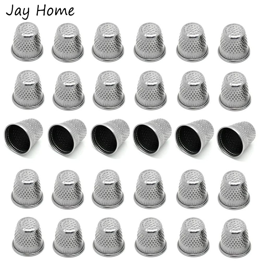 5/10Pcs Silver Sewing Thimbles - Sewing Thimble Metal ulasan dan harga
