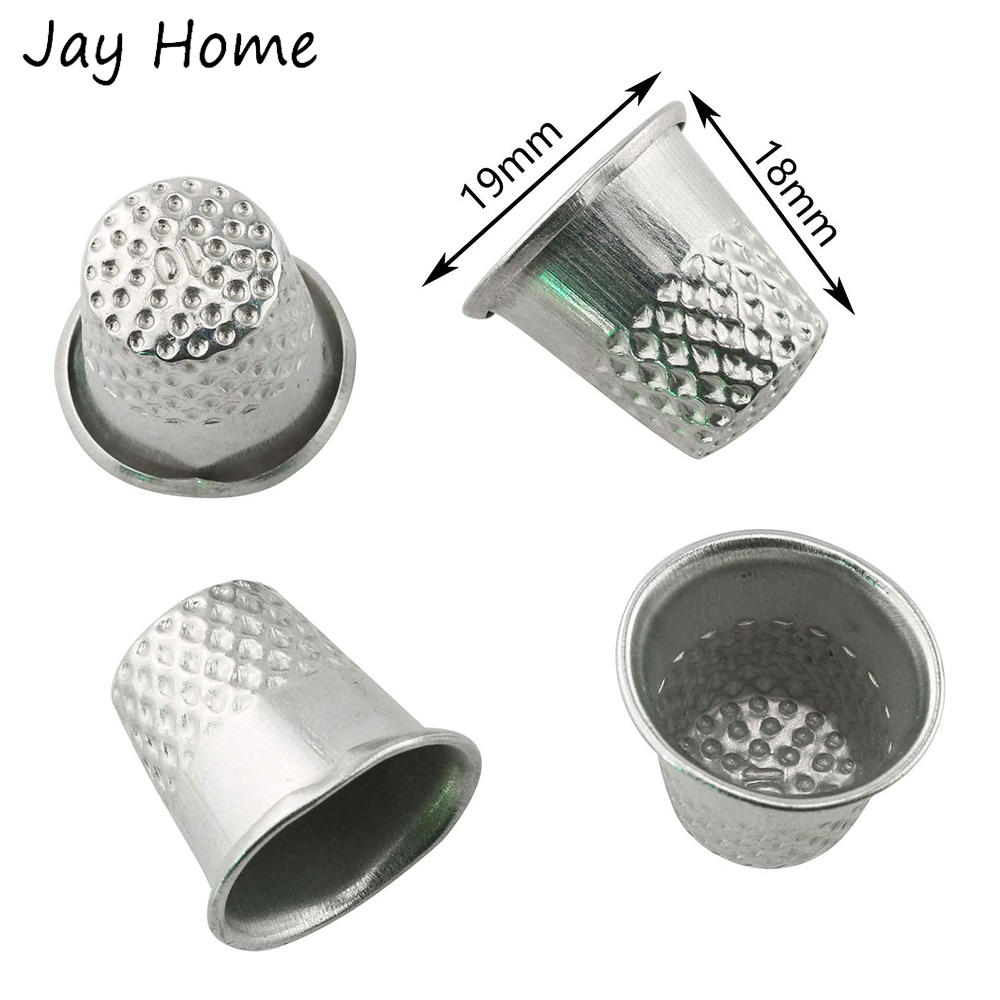 5/10Pcs Silver Sewing Thimbles - Sewing Thimble Metal ulasan dan harga