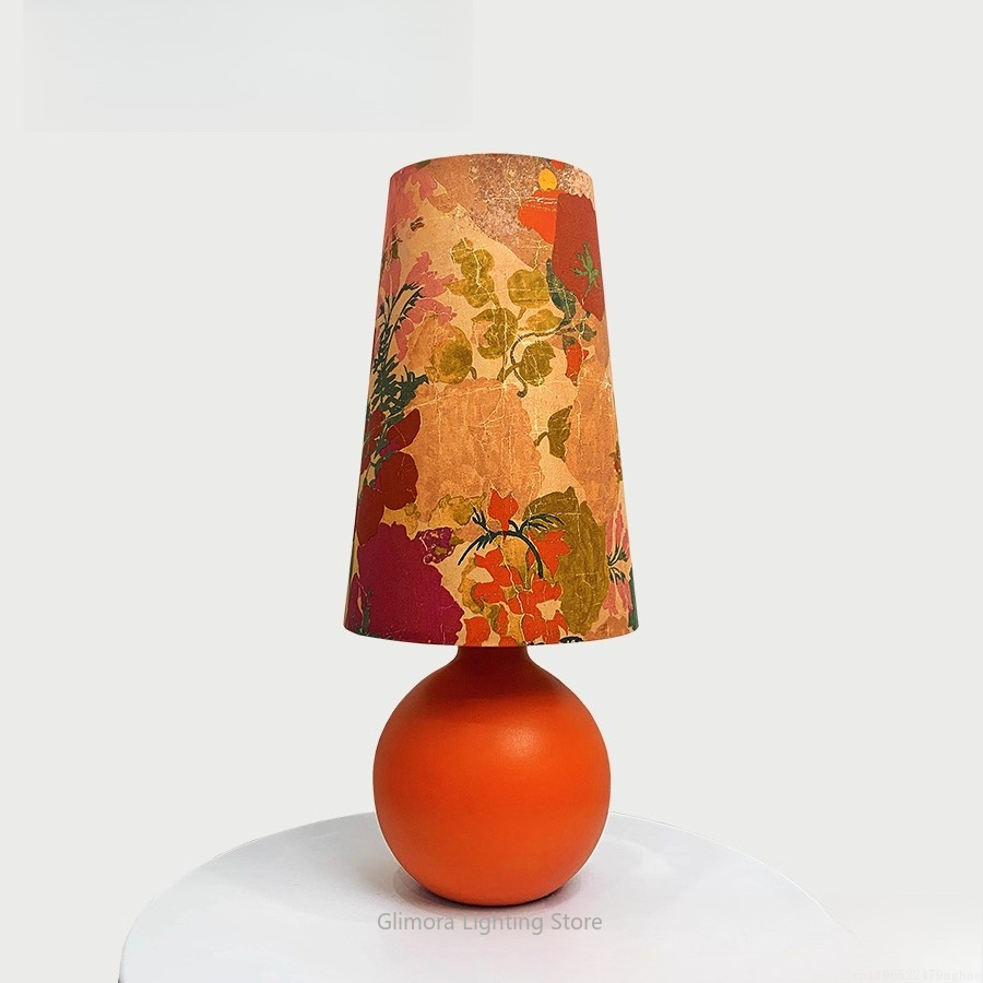 Orange Sphere Table Lamp: UK L - Century Textile & Sewing Supply By Owner ulasan dan harga