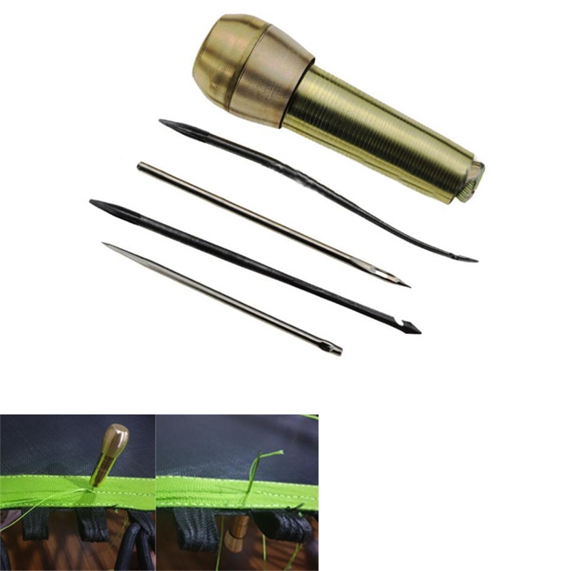Copper Handle Sewing Awl DIY C - Needle Threader Tool ulasan dan harga