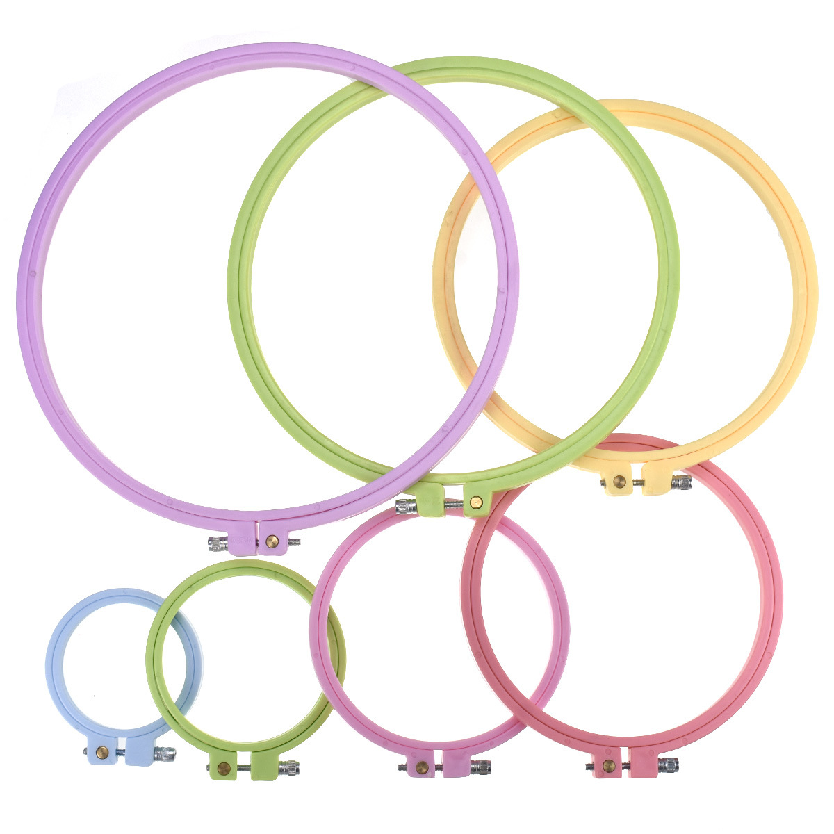 1/7pcs 7-25cm Plastic Embroide - Textile Sewing Kit ulasan dan harga