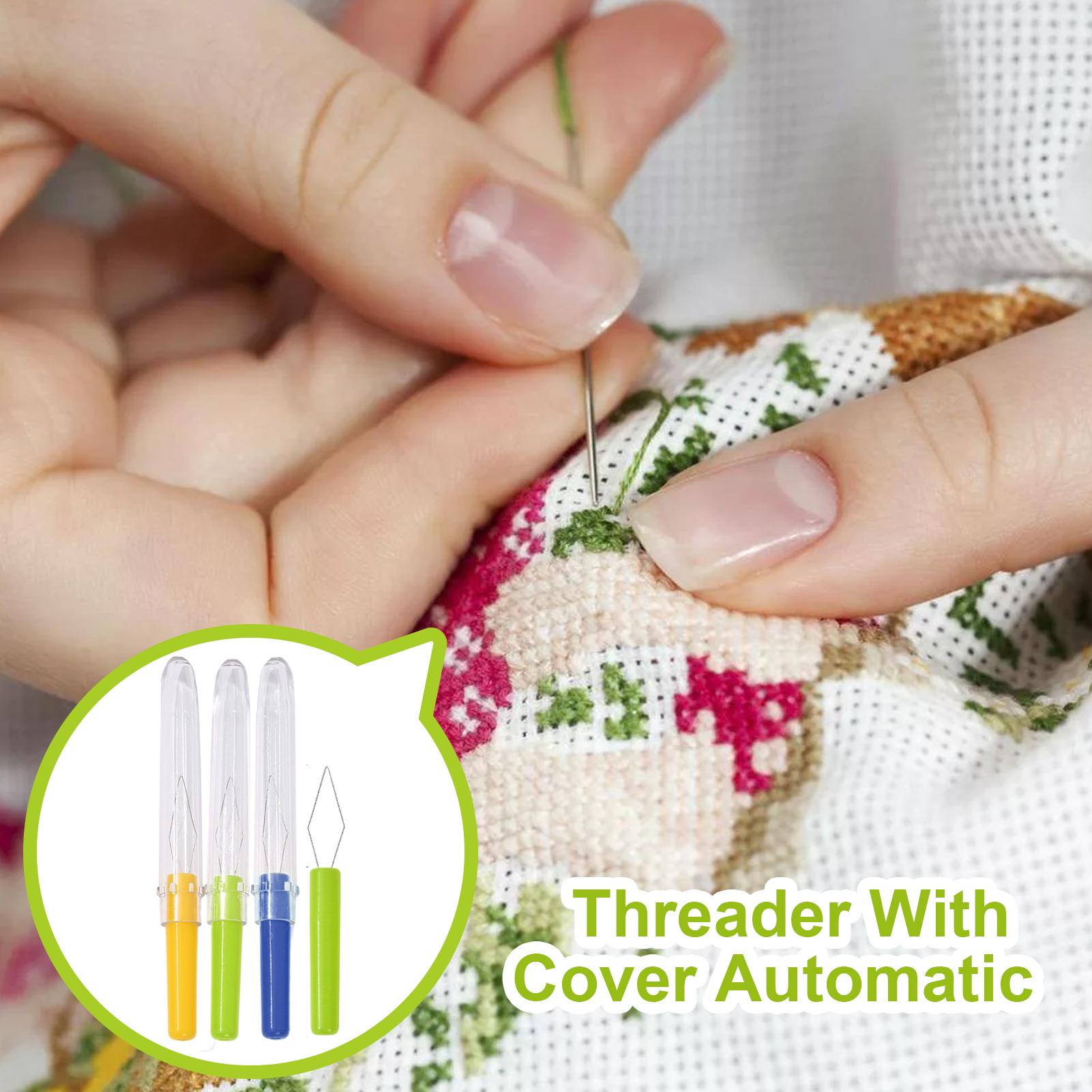 3pcs Auto Needle Threader Port - Needle Threader Tool ulasan dan harga