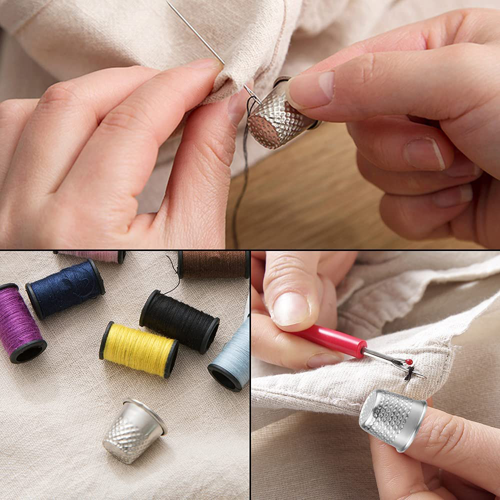 10/30Pcs Metal Sewing Thimble  - Sewing Thimble Metal ulasan dan harga