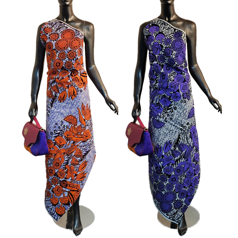 6Yards Long Cotton African Sty - Sewing Batik Fabric ulasan dan harga
