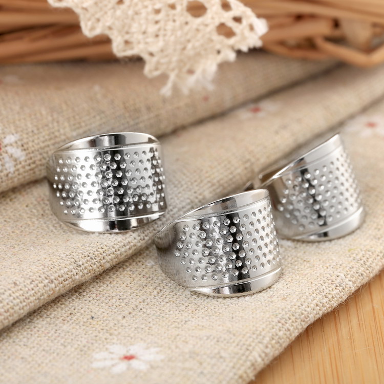 3pcs Metal Finger Thimbles Tai - Sewing Thimble Metal ulasan dan harga