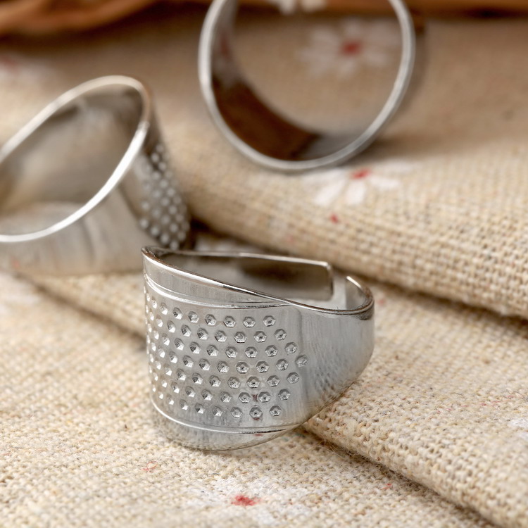 3pcs Metal Finger Thimbles Tai - Sewing Thimble Metal ulasan dan harga