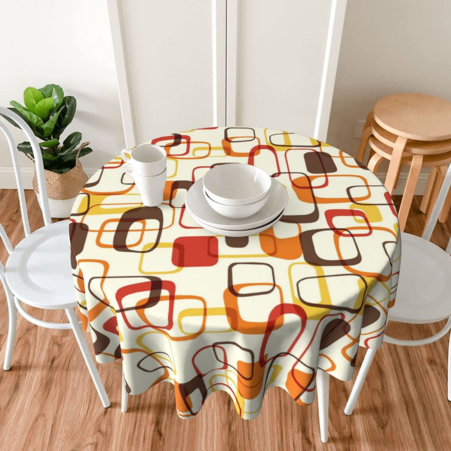 Retro Mid Century Geometric Ro - Century Textile & Sewing Supply By Owner ulasan dan harga