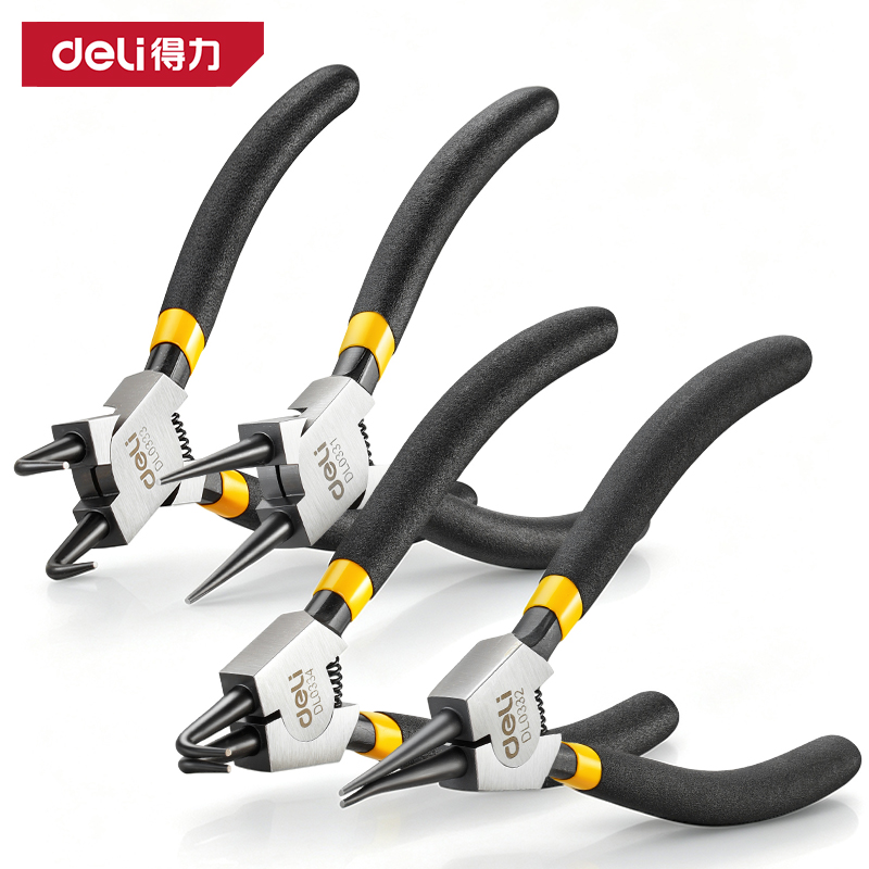 Deli 5inch Circlip Plier Set L - Snap Button Plier ulasan dan harga