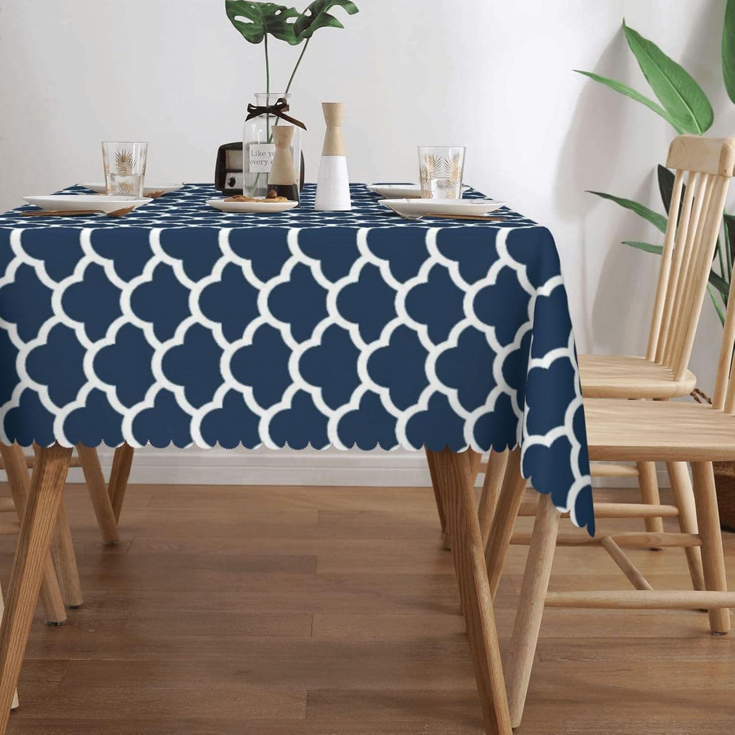 Blue Tablecloth Navy Cloud Sea - Century Textile & Sewing Supply By Owner ulasan dan harga