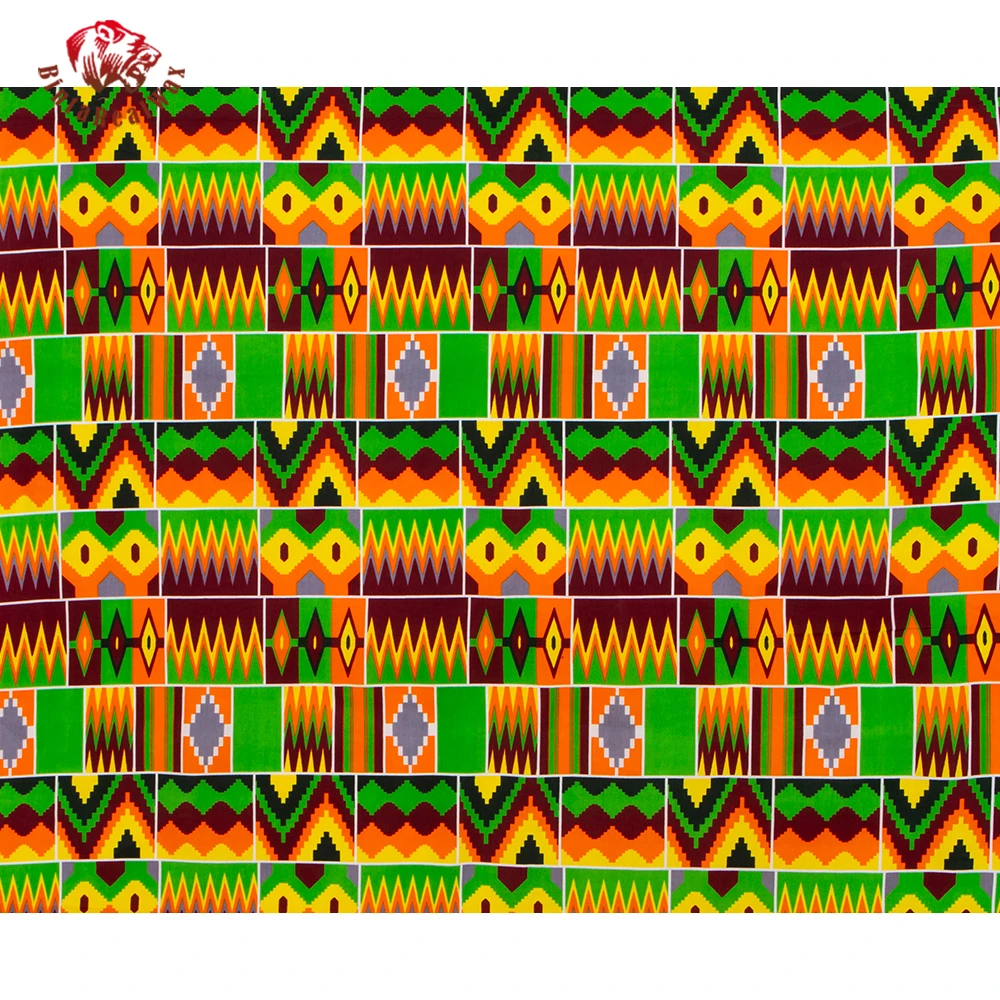 African Cotton Fabric Light Co - Sewing Batik Fabric ulasan dan harga