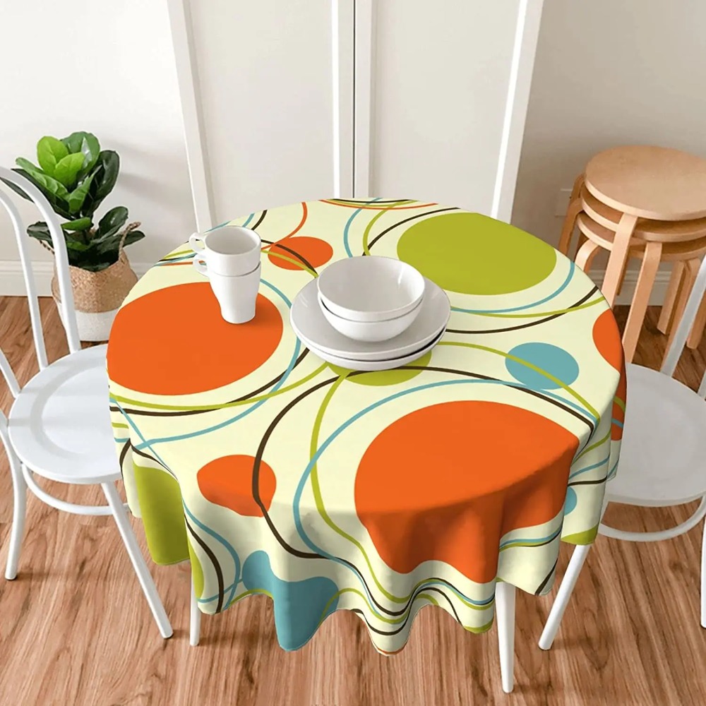 Table Cloth Colorful 1950s Ret - Century Textile & Sewing Supply By Owner ulasan dan harga