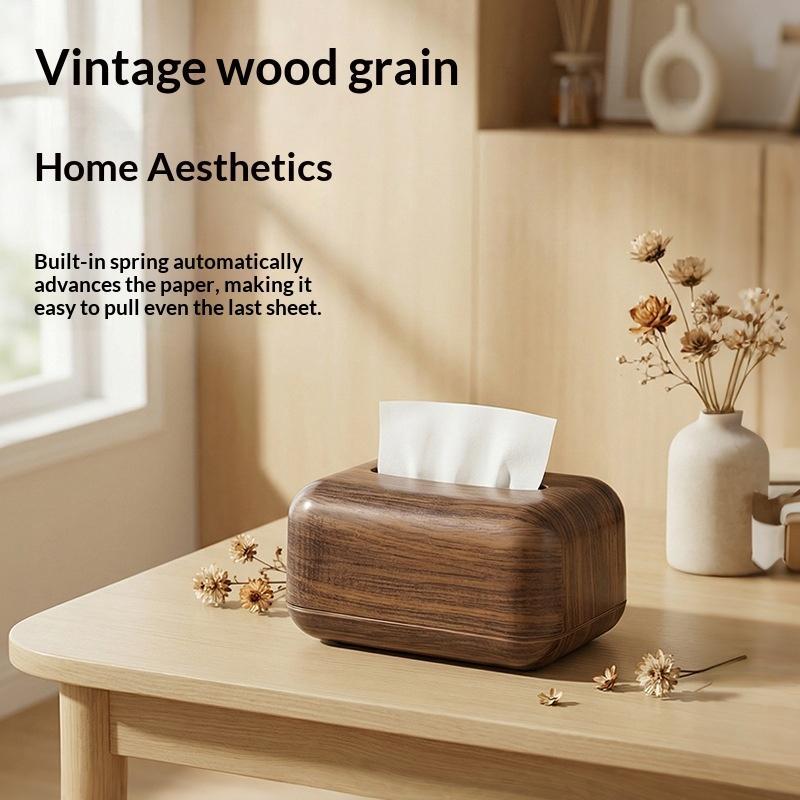 Wooden Pattern Tissue Box Mini - Pattern Tissue Paper ulasan dan harga