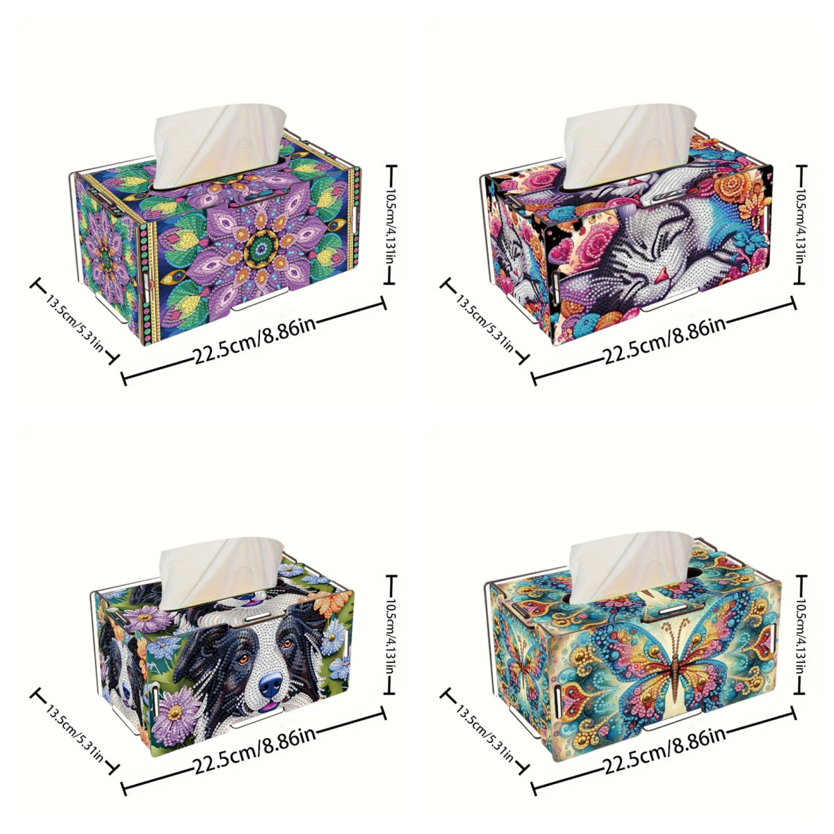 1 DIY Animal Pattern Round Dia - Pattern Tissue Paper ulasan dan harga