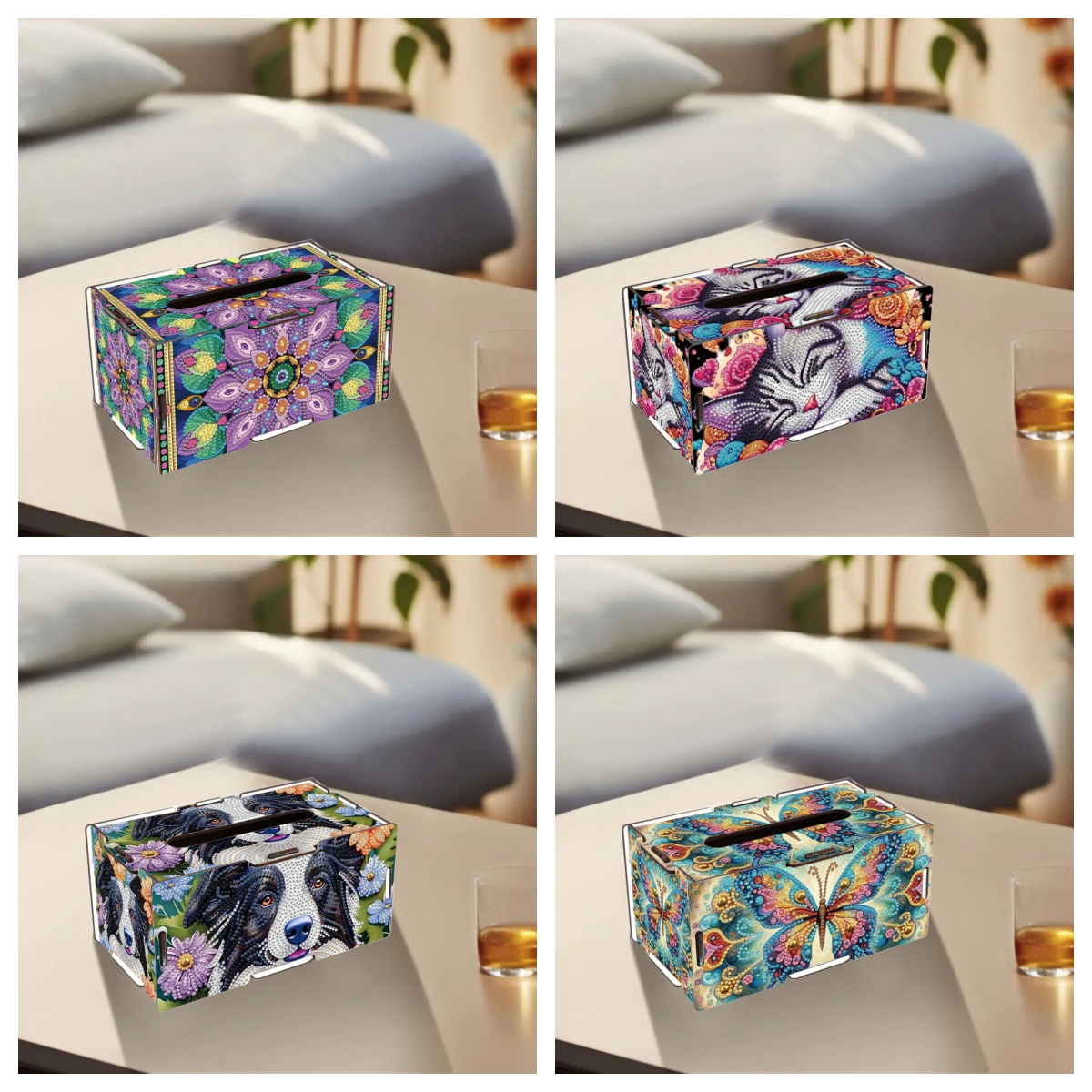 1 DIY Animal Pattern Round Dia - Pattern Tissue Paper ulasan dan harga