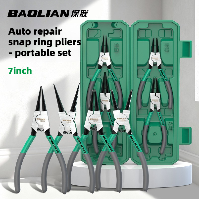 BAOLIAN Circlip Plier Set 7''  - Snap Button Plier ulasan dan harga