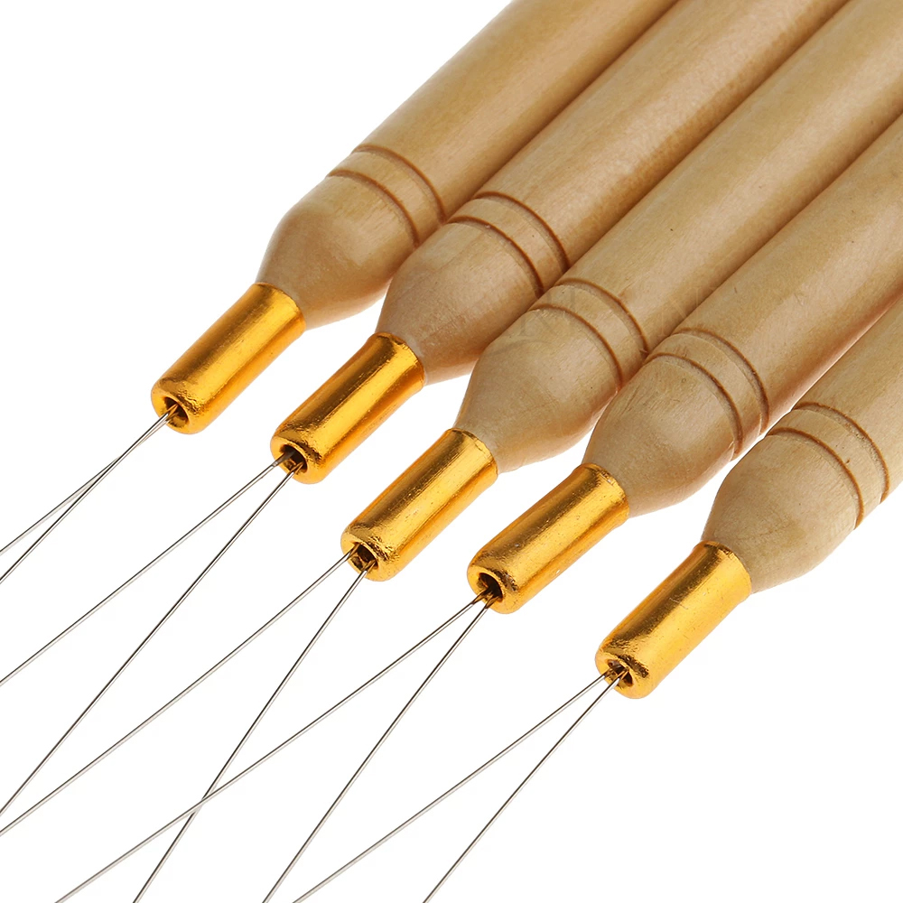 10Pcs Micro Rings Loop Tool Ha - Needle Threader Tool ulasan dan harga