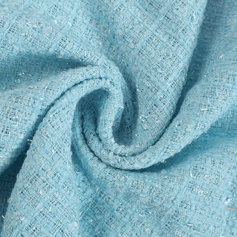 Plain Chenille Woven Tweed Fab - Sewing Tweed ulasan dan harga