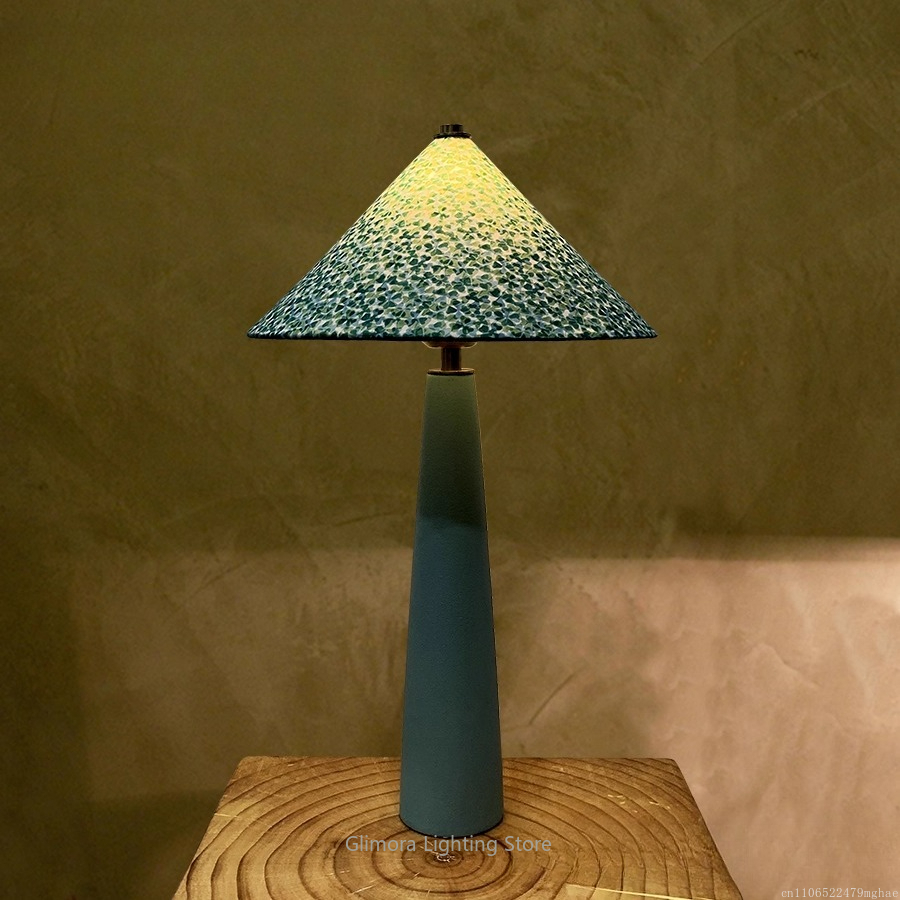 Teal Umbrella Shape Table Lamp - Century Textile & Sewing Supply By Owner ulasan dan harga