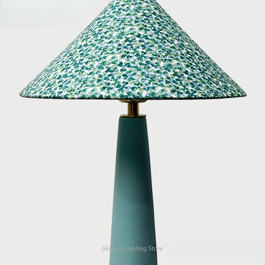 Teal Umbrella Shape Table Lamp - Century Textile & Sewing Supply By Owner ulasan dan harga