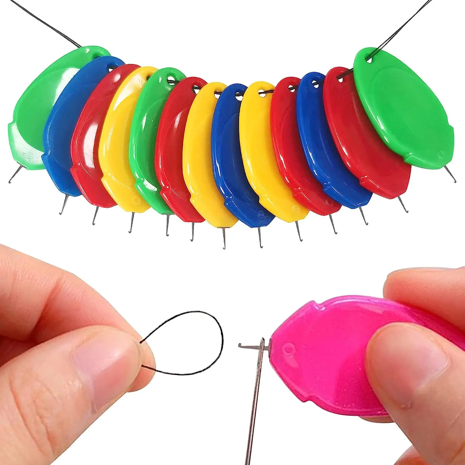 6Pcs Needle Threader Stitch In - Needle Threader Tool ulasan dan harga