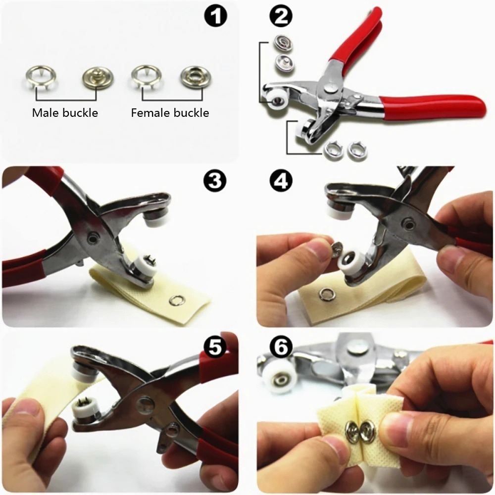 9.5mm-Claw-Snap-Buttons-Metal- - Snap Button Plier ulasan dan harga