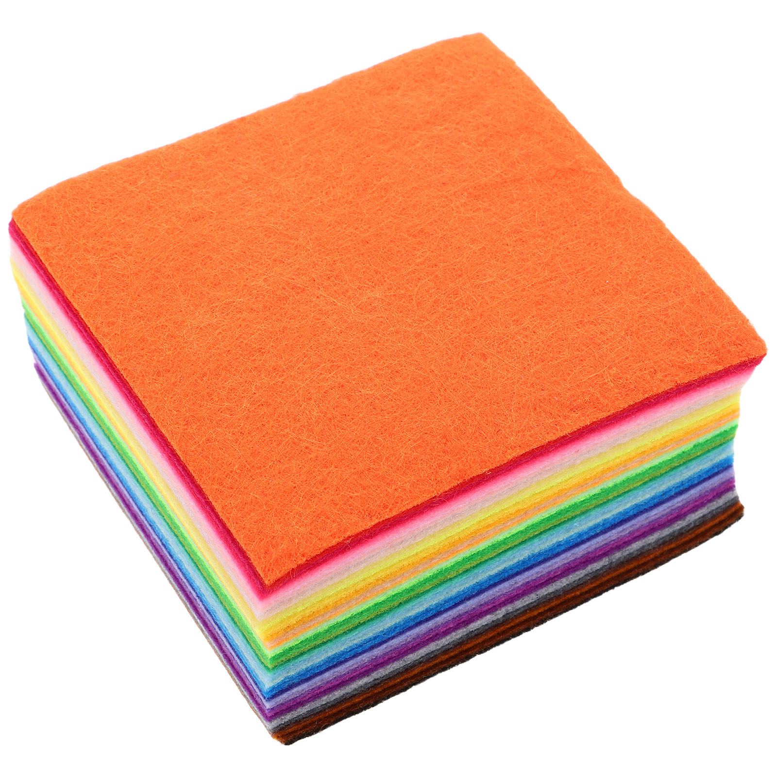 120Pcs Felt Squares 10x10cm As - Is Sewing Textile Art ulasan dan harga
