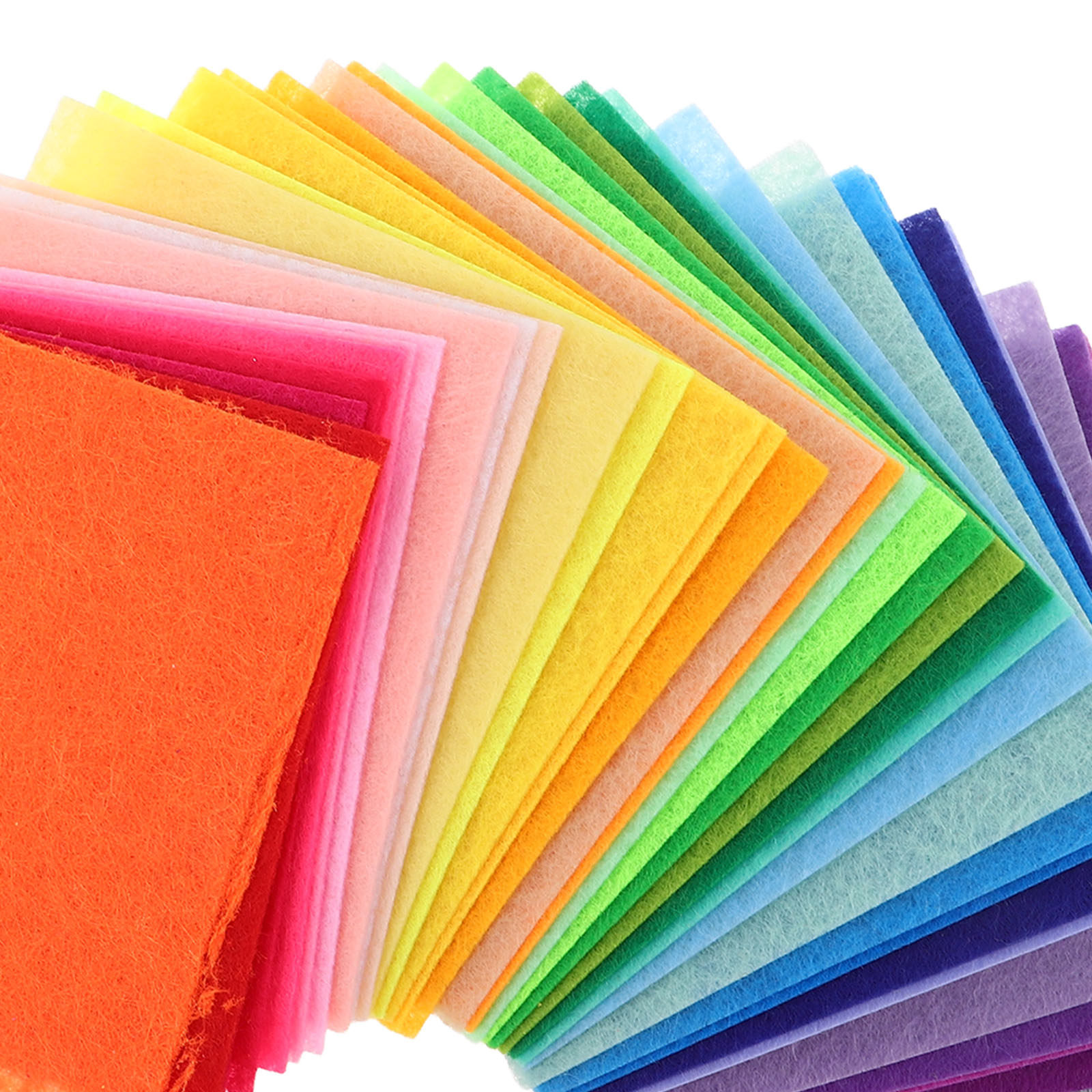 120Pcs Felt Squares 10x10cm As - Is Sewing Textile Art ulasan dan harga